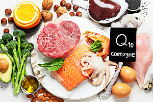 Q 1o coenzym mit verschiedenen produkten