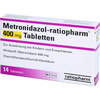 Metronidazol-ratiopharm 400mg Tabletten, 14 Stk., ratiopharm GmbH