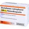Diclofenac-ratiopharm 100 mg Retardkapseln, 50 Stk., ratiopharm GmbH