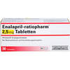 Enalapril-Ratiopharm 2.5mg Tabletten, 30 st, ratiopharm GmbH