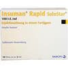 Insuman Rapid 100I.E./ml Solostar Fertigpen, 10X3 ML, Sanofi-Aventis Deutschland GmbH