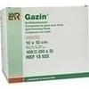 GAZIN Schlitzkompresse 10x10cm 8fach steril