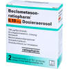 Beclometason-ratioph 0.10mg Dosieraerosol 400Huebe, 2 ST, ratiopharm GmbH