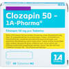 Clozapin 50-1A Pharma, 50 ST, 1 A Pharma GmbH