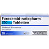 Furosemid-ratiopharm 250mg Tabletten, 20 ST, ratiopharm GmbH