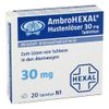 AMBROHEXAL Hustenl&ouml;ser 30 mg Tabletten, 20 Stk., Hexal AG