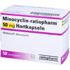 Minocyclin-ratiopharm 50mg Hartkapseln, 50 st, ratiopharm GmbH