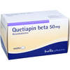 Quetiapin beta 50 mg Retardtabletten, 100 Stück, betapharm Arzneimittel GmbH