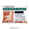 VARILIND Fußpflege Socke Gr.1 blau