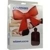 W&auml;rmflasche mit Flauschbezug bordeaux