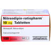 Nitrendipin-ratiopharm 10mg Tabletten, 100 st, ratiopharm GmbH