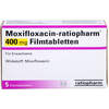 Moxifloxacin-ratiopharm 400mg Filmtabletten, 5 ST, ratiopharm GmbH