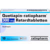 Quetiapin-ratiopharm 300mg Retardtabletten, 10 ST, ratiopharm GmbH