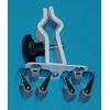 Kr&uuml;cken- + Stockhalter universal mit Praxhalterung