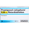 Pramipexol-ratiopharm 0.26mg Retardtabletten, 30 st, ratiopharm GmbH