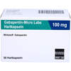 Gabapentin-Micro Labs 100 mg Hartkapseln, 50 ST, Micro Labs GmbH