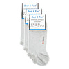 SILBERSOCKEN KURZ WEISS S