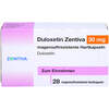 Duloxetin Zentiva 30mg magensaftresistente Hartkap, 28 ST, Zentiva Pharma GmbH