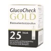 GlucoCheck GOLD Blutzuckerteststreifen, 25 Stück,  Aktivmed GmbH 