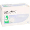 ACCU FINE Pennadeln 4mm 32 G, 100 ST, Actipart GmbH