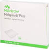 MELGISORB Plus Alginat Verband 10x10 cm steril, 10 ST, GMS German Medical Supply GmbH