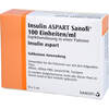 Insulin aspart Sanofi 100 E/ml ILO i.e.Patrone, 10x3 ml, Sanofi-Aventis Deutschland GmbH