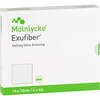 EXUFIBER 10x10 cm gelbildender Faserverband, 10 st, + Prisoma GmbH