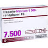 Heparin-Natrium-7 500-ratiopharm FS mit SD, 10 Stück, ratiopharm GmbH