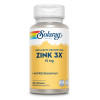 Zink 3X 15 mg Solaray, 100 Stk., Supplementa GmbH