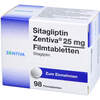 Sitagliptin Zentiva 25mg Filmtabletten, 98 Stk., Zentiva Pharma GmbH