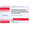 Vildagliptin Metformin Zentiva 50 mg/1000 mg FTA, 30 Stk., Zentiva Pharma GmbH