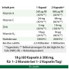 Bacillus subtilis plus Nattokinase-Enzym Vitamin K2 vegan, 60 st, Dr. Jacob's Medical GmbH