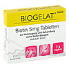 BIOGELAT® Biotin 5 mg Tabletten