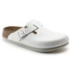 Birkenstock Clog Boston Super Grip, Naturleder, Weite schmal, Schuhe