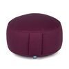 Meditationskissen RONDO ECO mit abnehmbarem Bezug, Dinkelfüllung Aubergine, 1 st, bodhi