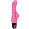 Rabbitvibrator mit Rillen am Schaft