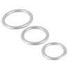 Penisringset Metallic Silicone Ring Set