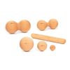 rollholz Faszienset 6-teilig Buche Made in Germany, 1 st, rollholz