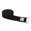 Yogagurt Asana Belt, Schiebeschnalle Baumwolle schwarz 910-Ss 1 St