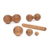 rollholz Faszienset 6-teilig Eiche Made in Germany, 1 st, rollholz