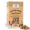 GARTEN MENÜ Nr. 1 für Hunde - Reis, Karotte, Zucchini, Apfel, Blütenpollen, Petersilie, 500 g, PAWS & PATCH