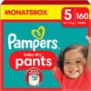 Pampers Windeln Pants Größe 5 Baby-Dry, 160 Windeln, 12kg-17kg, 360° Fit hilft, Auslaufen zu verh St