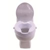 Toilettensitzerhöhung mit Deckel 15 cm 1 St, 1 stk, Antar