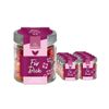 naschlabor 8 Gläser Fruchtgummi Für Dich Groß-Verpackung 960 g, 960 g, naschlabor