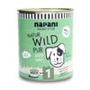 napani Dosenfutter für Hunde, Wild pur 800 g Dose
