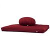 bodhi Medi-Set Eco: Meditationskissen Zafu ECO Kapok & Meditationsmatte Zabuton Bordeaux 1 St Set, 1 stk, bodhi