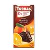 Torras Dark&Orange Chocolate 0,075 kg Schokolade, 0,07 Kilogramm, Torras