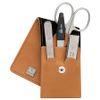ERBE - Manik&uuml;re Set Taschen-Etui Serie "Cognac" N&auml;gel k&uuml;rzen 1 ct