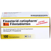 Finasterid-ratiopharm 5mg Filmtabletten, 100 st, Holsten Pharma GmbH
