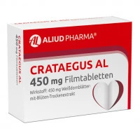 Crataegus AL 450mg Filmtabletten, 50 Stück, Aliud Pharma GmbH